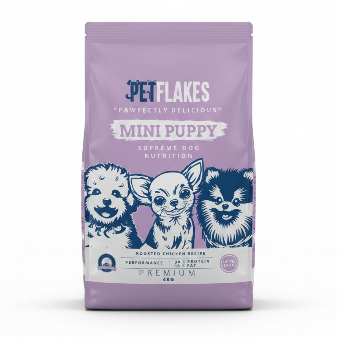 petflakes-mini-puppy-performance-dog-nutrition-roasted-chicken-recipe